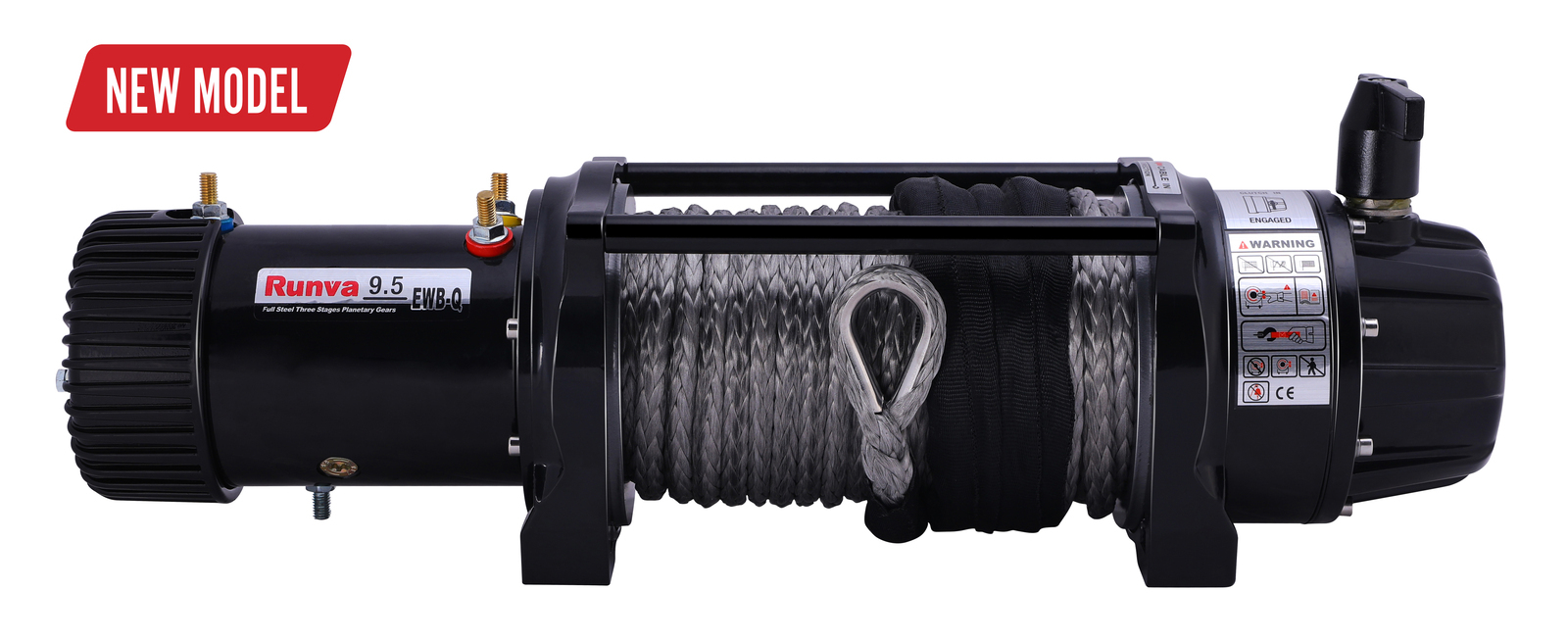 Runva EWB9500-Q Premium Winch with Synthetic Rope