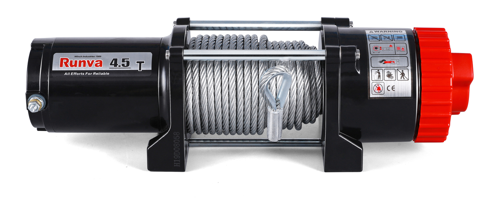 Runva EWT4500 Winch with Steel Cable