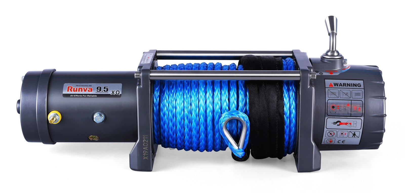 Runva EWX9500-Q Winch with Synthetic Rope