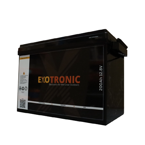 Exotronic 12V 200Ah Alpha Bluetooth Lithium Battery