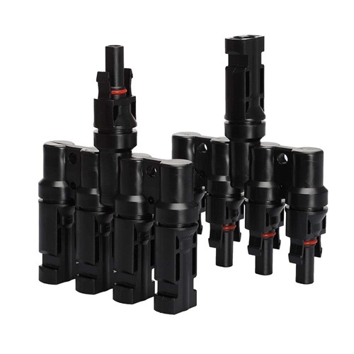 Exotronic 4 to 1 'h' Branch Joiner MC4 Compatible Connector Pair