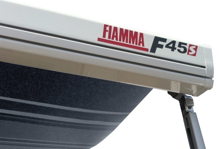 Fiamma F45 S 1.9-4m White Cassette / Royal Grey Fabric Box Awning