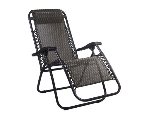 Gardeon Zero Gravity Chair Folding Outdoor Recliner Adjustable Sun Lounge Camping Grey