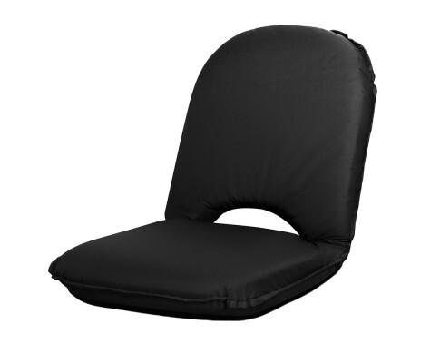 Artiss Foldable Beach Chair - Black