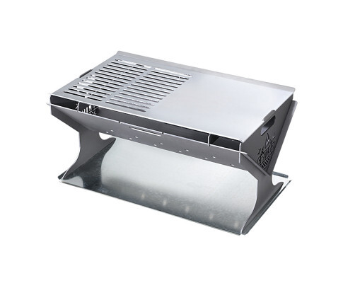 Grillz Silver Portable BBQ / Fire Pit