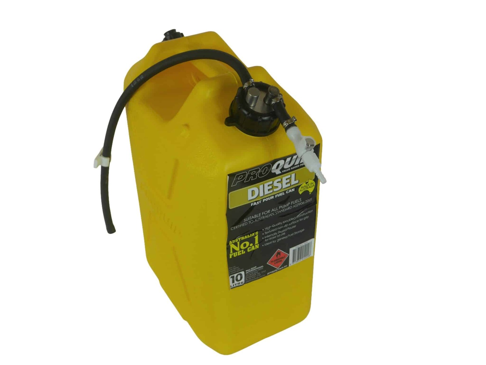 Dieselheat 10 Litre Jerry Can Fuel Tank for Diesel Air Heater with Disconnect