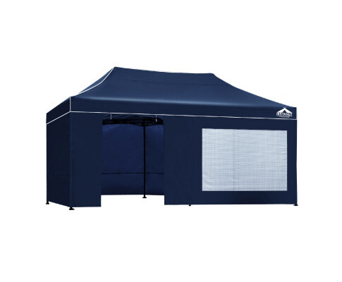 Instahut 3x6m Outdoor Gazebo with Walls - Navy