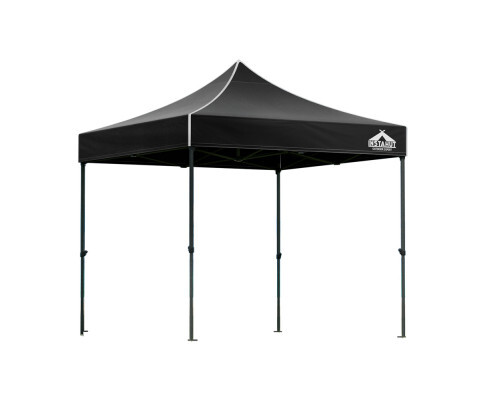 Instahut Gazebo Pop Up Marquee 3x3m Folding Tent Wedding Outdoor Camping Canopy Gazebos Shade Black