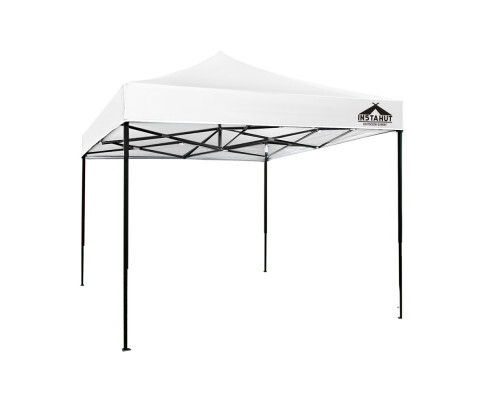 Instahut Gazebo Pop Up Marquee 3x3m Folding Tent Wedding Outdoor Camping Canopy Gazebos Shade White