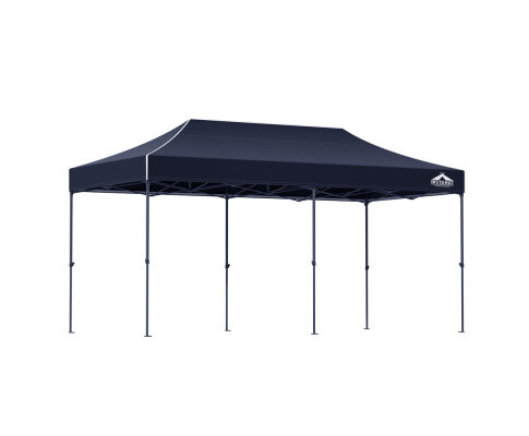 Instahut Gazebo Pop Up Marquee 3x6m Folding Tent Wedding Outdoor Camping Canopy Gazebos Shade Navy