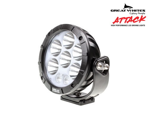 Great Whites Attack 170 Series Round LED Driving Light