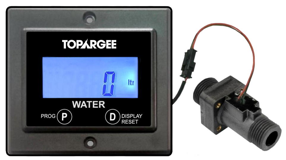 Topargee H2F-FM Flush Mount Water Tank Gauge