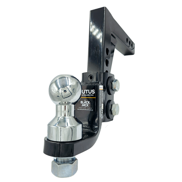 Brutus by Black Jack Adjustable Steel Hitch 325mm Drop with 70mm Ball