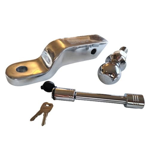 Stinger By Black Jack Solid Aluminium Hitch 50mm Drop with Tow Ball & Lock