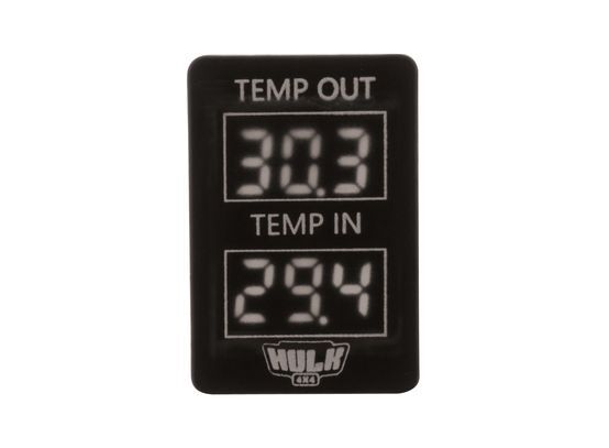 Hulk 4x4 White LED Dual Temperature Meter OE RPL to suit late Toyota