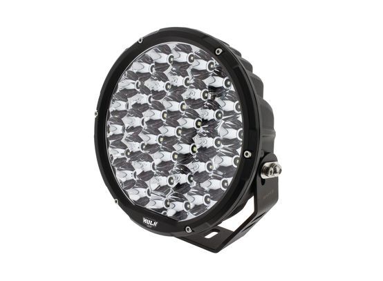 Hulk 4x4 Black Bezel Round LED Driving Lamp