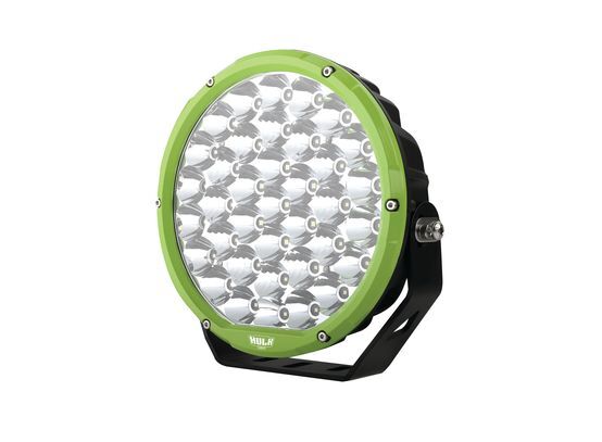Hulk 4x4 Green Bezel Round LED Driving Lamp