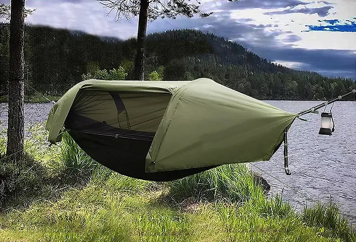 Topargee "The Swammock" Swag Hammock, Olive