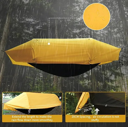 Topargee "The Swammock" Swag Hammock, Orange