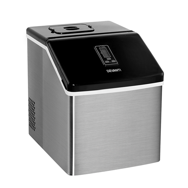Devanti 3.2L Stainless Steel Portable Ice Maker