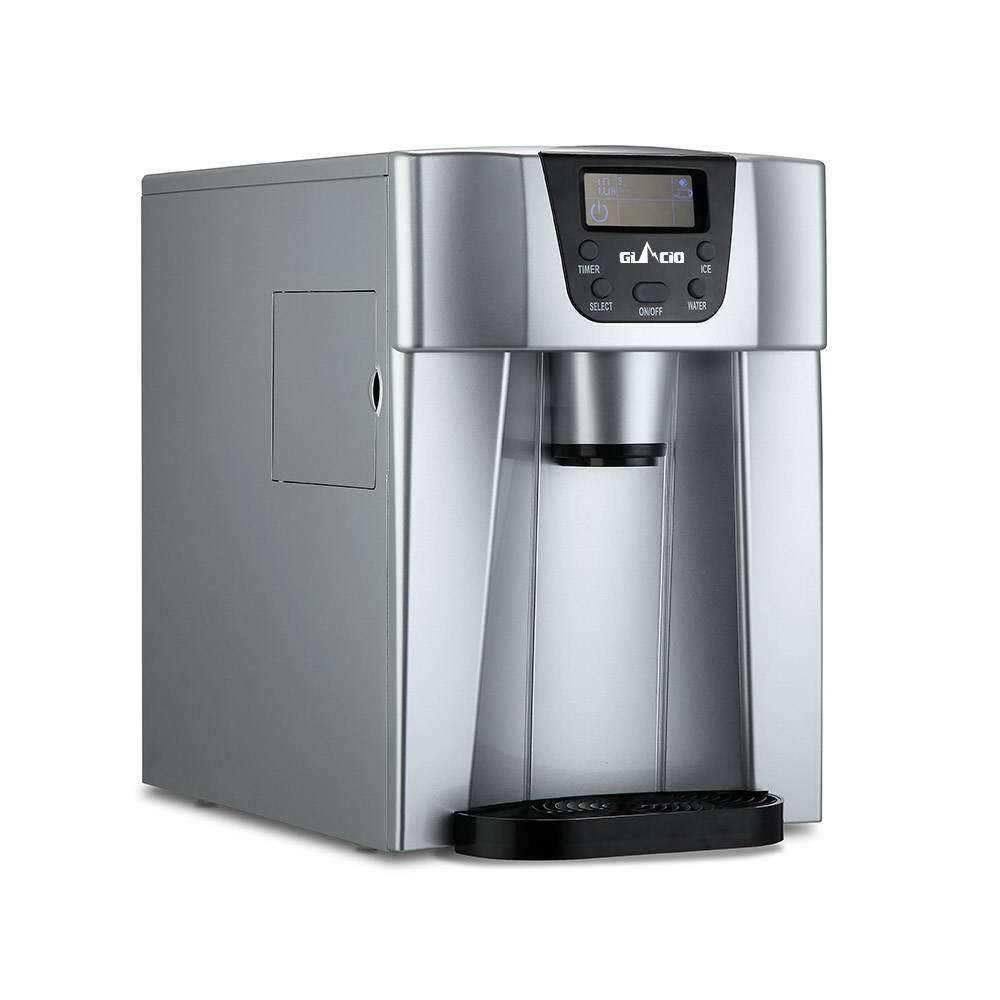 Devanti 2L Silver Portable Ice Maker & Water Dispenser