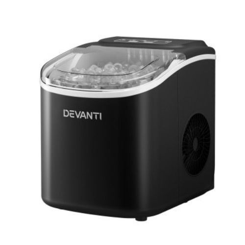 Devanti 1.3L Black Portable Ice Maker