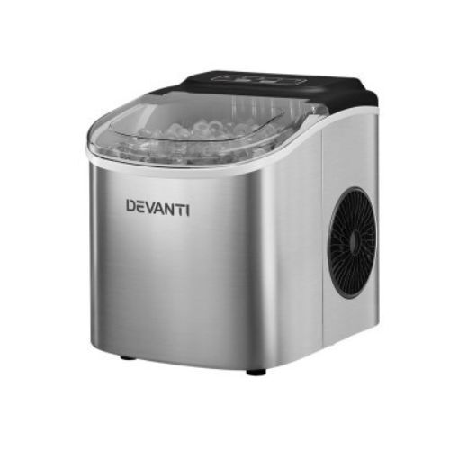 Devanti 1.3L Portable Ice Maker with 2L Ice Cube Tray