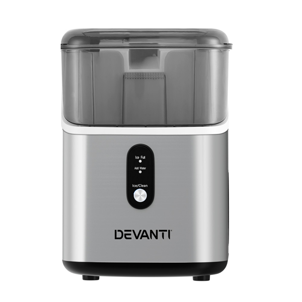 Devanti Silver 1.1L Nugget Portable Ice Maker