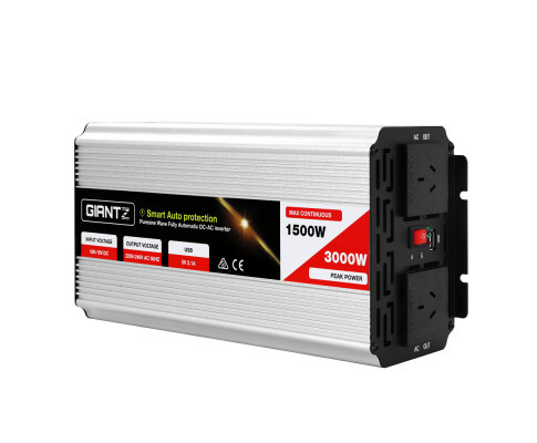 Giantz 12V 1500W Pure Sine Wave Power Inverter