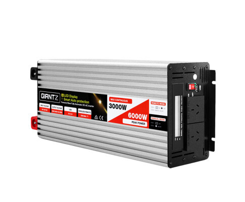 Giantz 12V 3000W Pure Sine Wave Power Inverter