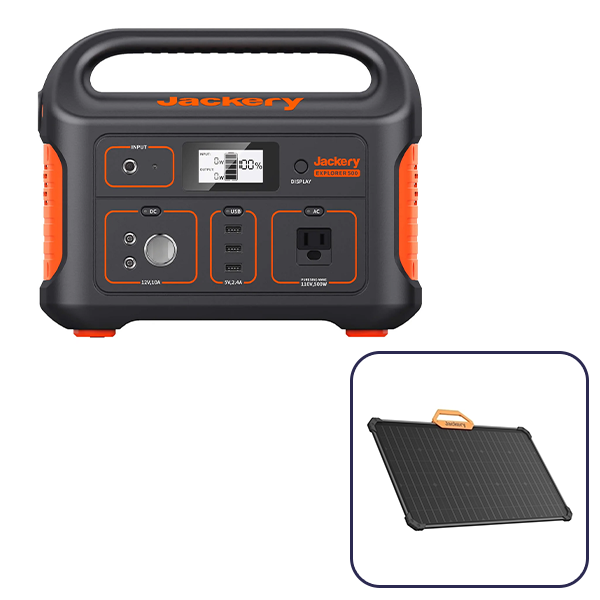 Jackery Explorer 500 Portable Power Station (24Ah@21.6V)