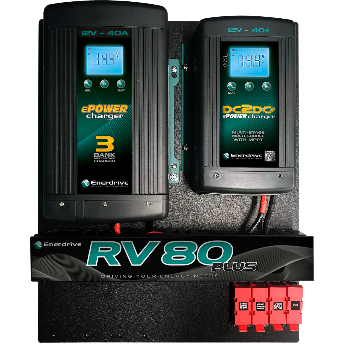Enerdrive 40A AC & DC RV80 DIY Installation Kit