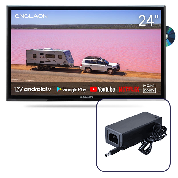 Englaon 24 Full HD Smart 12V TV with built-in DVD player