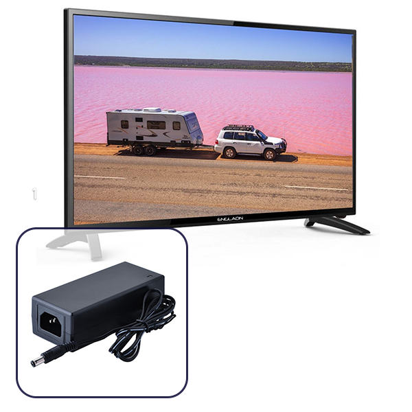 Englaon 24" HD Smart 12V TV with DVD player | Caravan RV Camping