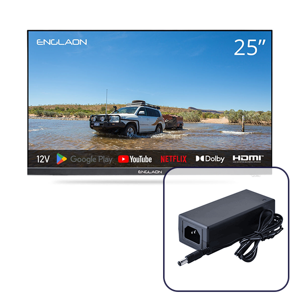 Englaon 25’’ Full HD 12V Smart TV With Chromecast & Bluetooth
