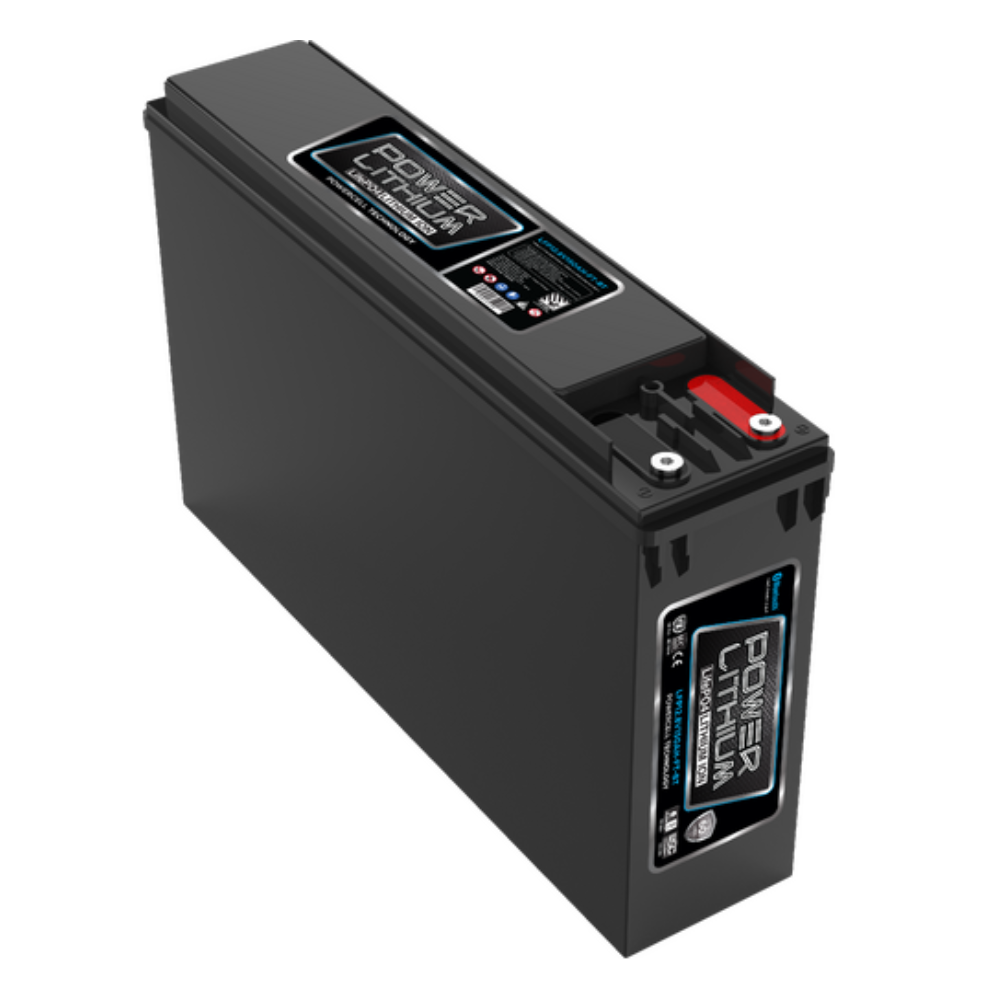 Power Lithium 150Ah Slim Line Battery with Bluetooth, LFP12.8V150AH-FT-BT
