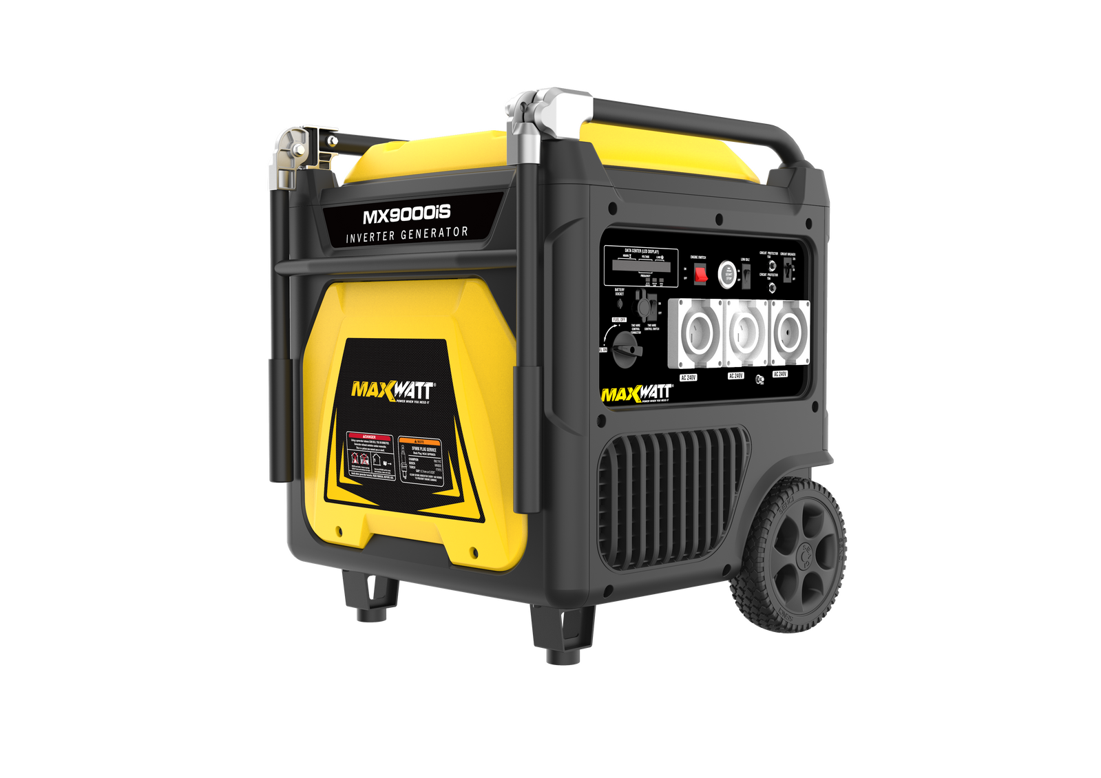 Maxwatt 9000W Petrol Inverter Generator with 2-Wire Auto Start
