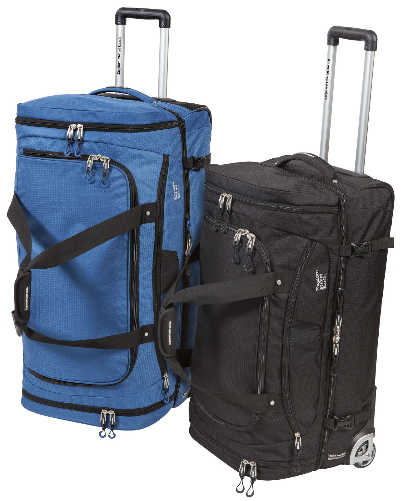 Explore Planet Earth Madrid 80 Litre Travel Roller Bag with Wheels