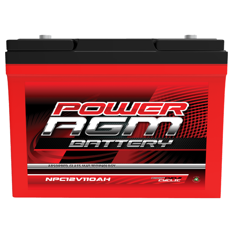 Power AGM 12V 110Ah Deep Cycle Battery
