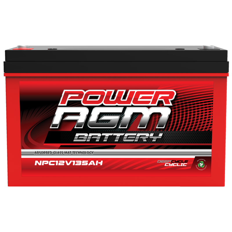 Power AGM 12V 135Ah Deep Cycle Battery
