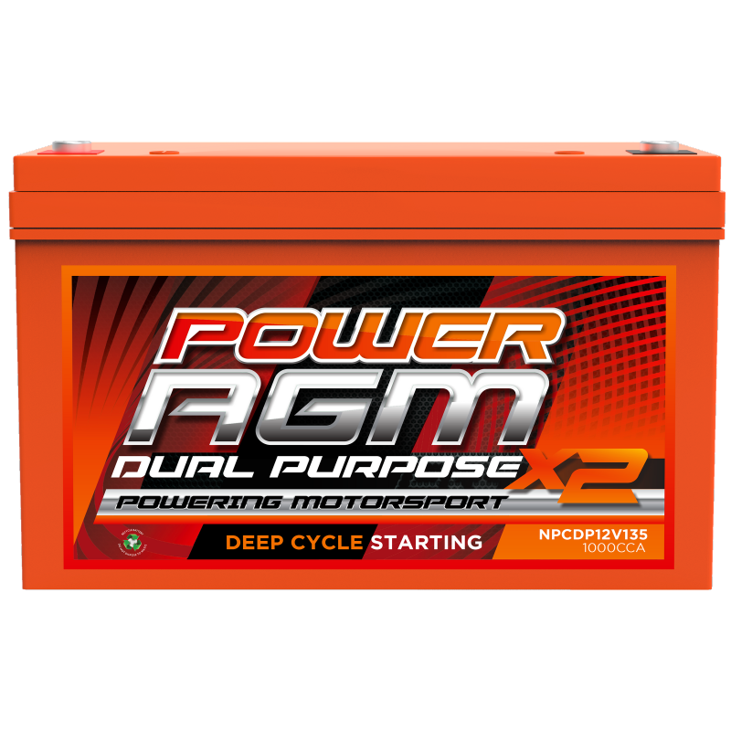 Power AGM 12V 135Ah Dual Purpose Battery