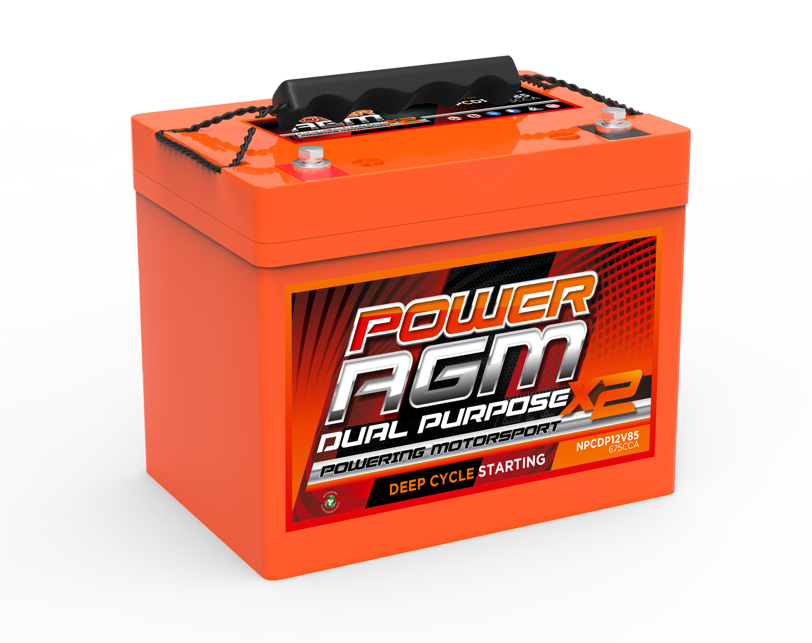 Power AGM 12V 85Ah Dual Purpose Battery