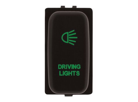 Hulk 4x4 Green 12V OE RPL Switch Push Button ON/OFF to suit Mitsubishi