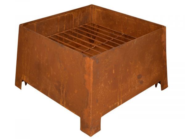 Wildtrak Rustic Square Fire Place, 38x38x24cm