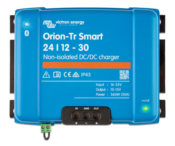 Victron Orion-Tr Smart 24/12-30A (360W) Non-isolated DC-DC charger