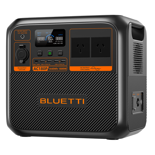 Bluetti AC180P 1440Wh Portable Solar Power Station