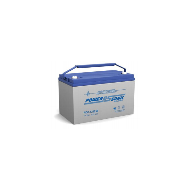 Power-Sonic 12V 125Ah AGM Deep Cycle Battery