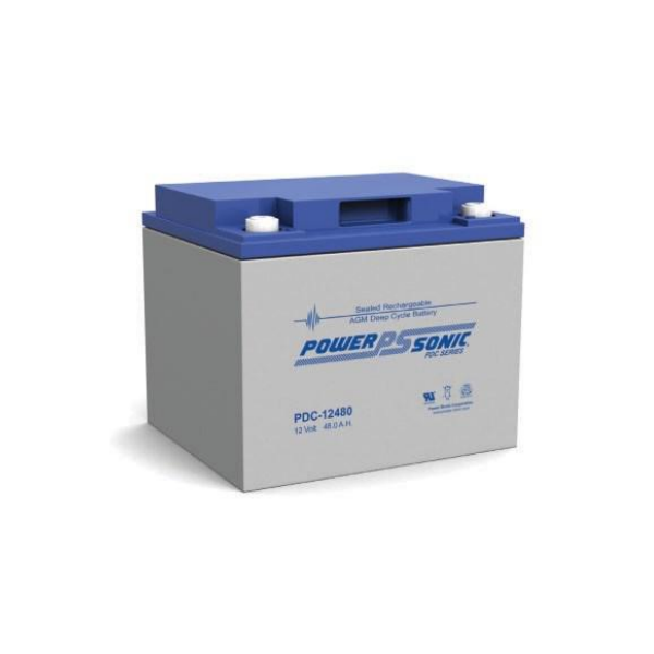 Power-Sonic 12V 48Ah AGM Deep Cycle Battery