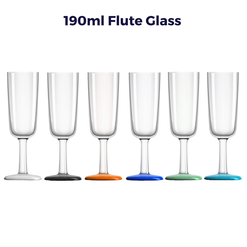 Palm Marc Newson Tritan Flute Glass with NonSlip Base