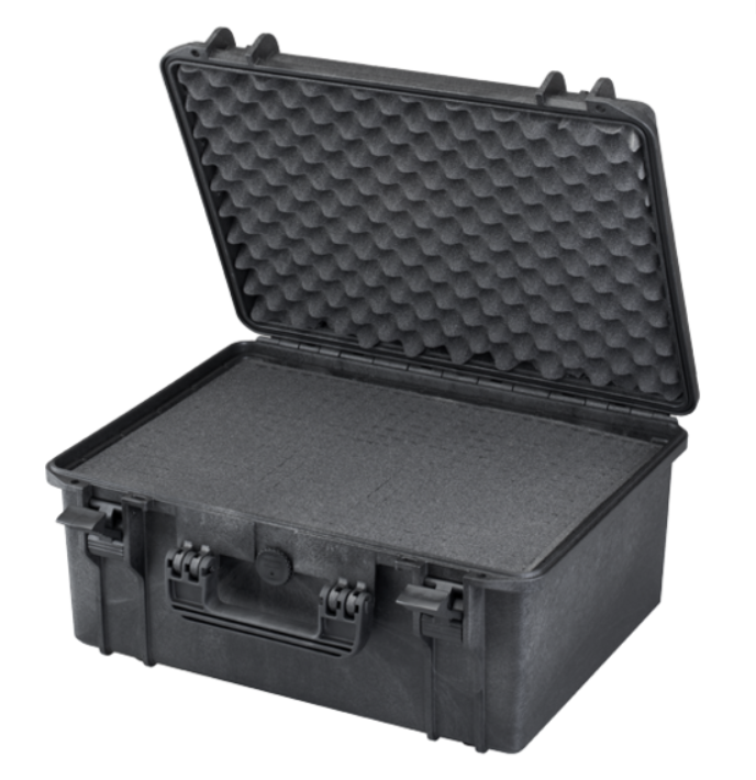 Max Cases + Trolley 465 x 220 Foam Case